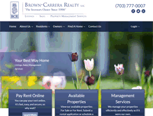 Tablet Screenshot of browncarrera.com